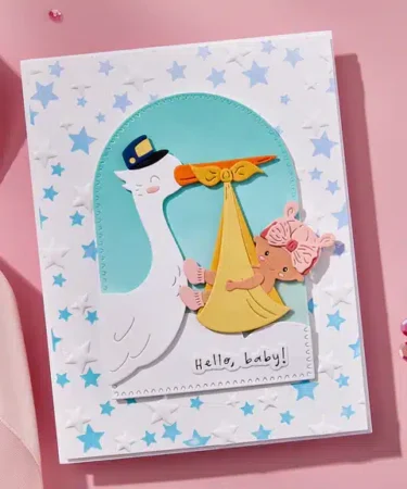 Alternative view of SPELLBINDERS - Wishing Stars 3D Embossing Folder