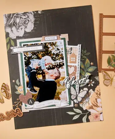 Alternative view of SPELLBINDERS - Cherish This BetterPress Plate & Die Set