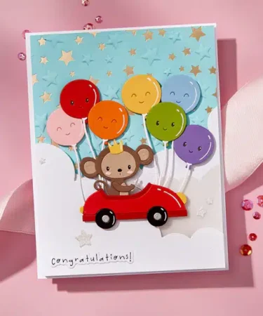 Alternative view of SPELLBINDERS - Wishing and Falling Stars 3D Embossing Folder and BetterPress Bundle