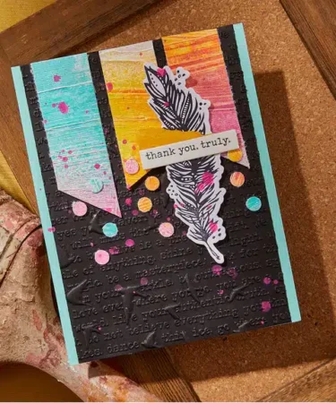 Alternative view of SPELLBINDERS - Soaring 3D Embossing Folder Embossing Folder