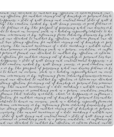 Hero Arts Script Bold Prints Cling Rubber Stamp