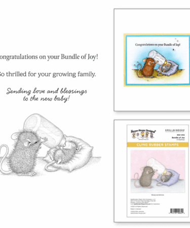 SPELLBINDERS - Bundle of Joy Cling Rubber Stamp