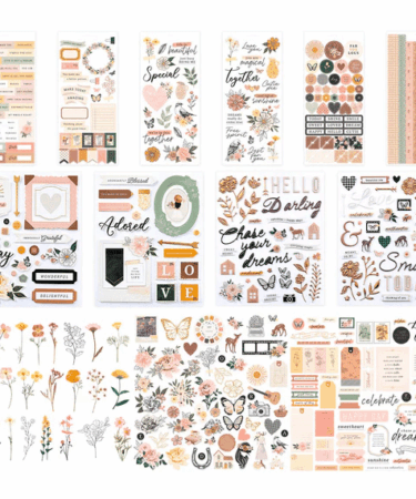 SPELLBINDERS - Rosie's Studio Golden Afternoon Embellishment Bundle