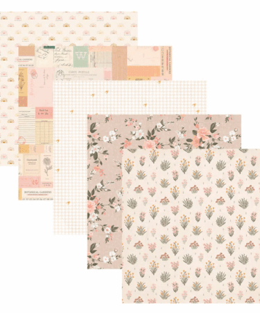 SPELLBINDERS - Rosie's Studio Golden Afternoon 12x12" Designer Paper Pack