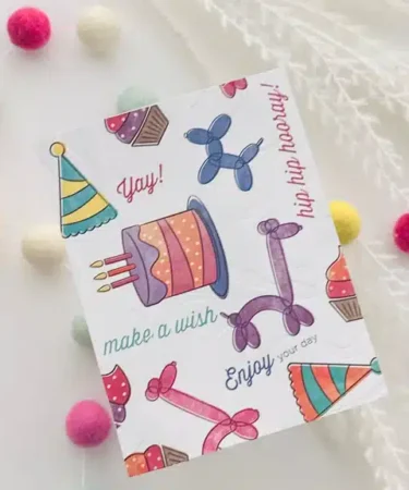 Alternative view of Hero Arts Birthday Party Hero Transfers (2 rub-on  6" x 8" )