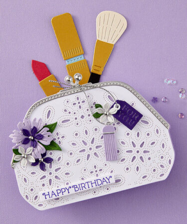Alternative view of SPELLBINDERS - Gorgeous You Makeup Bag Etched Dies