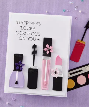 Alternative view of SPELLBINDERS - Gorgeous You Makeup Etched Dies