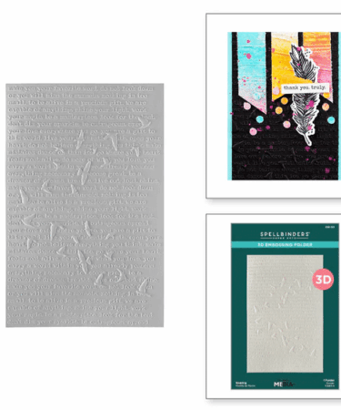 SPELLBINDERS - Soaring 3D Embossing Folder Embossing Folder