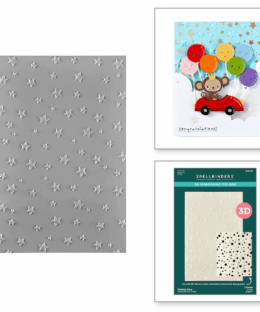 SPELLBINDERS - Wishing Stars 3D Embossing Folder