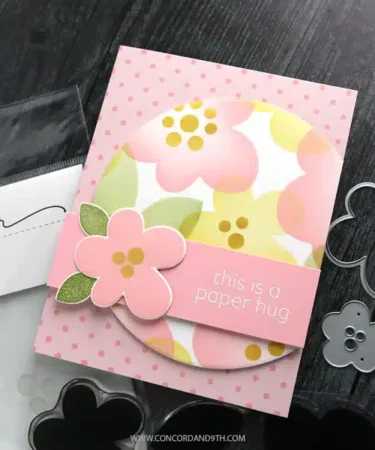 Alternative view of CONCORD & 9TH -KRISTINA WERNER -  set di timbri Simple Flowers