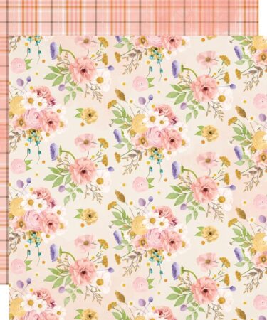 Simple Vintage Flower Shoppe Double-Cardstock 12"X12" - Beautiful