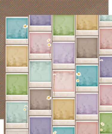 Simple Vintage Flower Shoppe Double-Cardstock 12"X12" - Captured