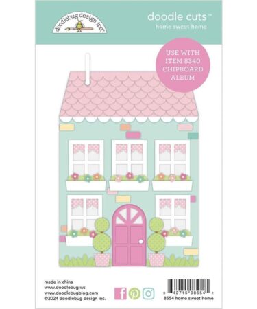 Doodlebug - Collezione  Hometown USA-  fustelle Home Sweet Home