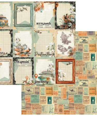 49 And Market- Collezione Wanderlust Explorer - Double-Sided Cardstock 12"X12" - Expedition Tale