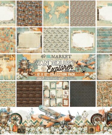 49 And Market- Collezione Wanderlust Explorer - Collection Pack 12"X12"
