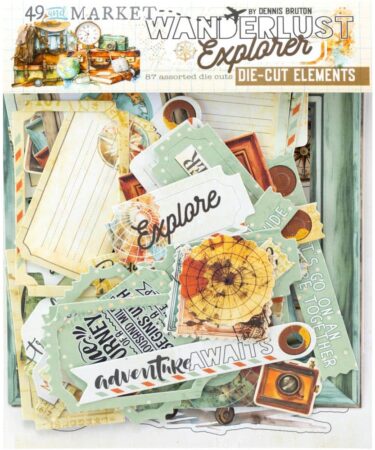 49 And Market- Collezione Wanderlust Explorer- Die-Cut Elements
