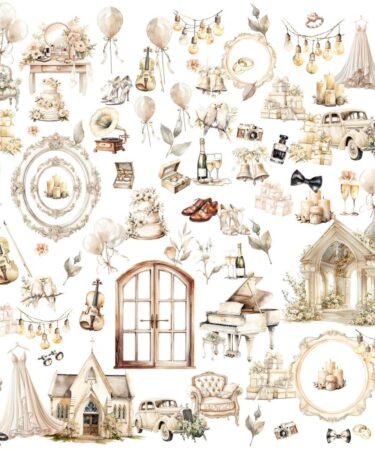 Alternative view of 49 And Market- Collezione One Perfect Day -  Laser Cut Outs Elements