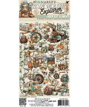 49 And Market- Collezione Wanderlust Explorer- Laser Cut Outs