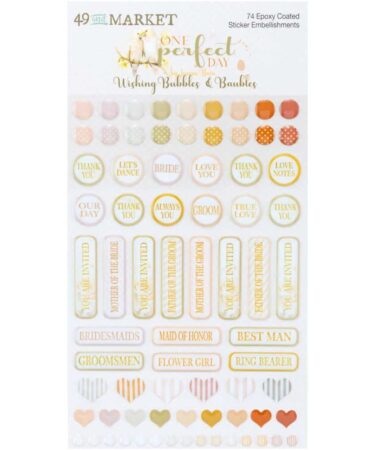49 And Market- Collezione One Perfect Day - Epoxy Stickers