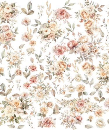 Alternative view of 49 And Market- Collezione One Perfect Day - Laser Cut Outs -Wildflowers