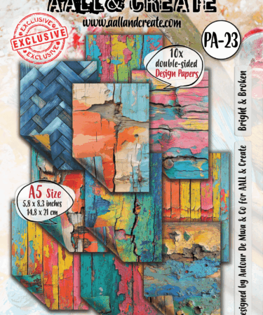 AALL & CREATE - Design Paper A5 - Bright & Broken