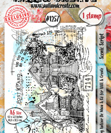 AALL & CREATE - Timbri A6 - Scenic Script
