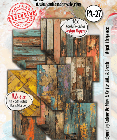 AALL & CREATE - Design Paper A6 - Aged Elegance