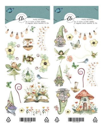 IL NEGOZIO DELLA MAMMA DI CLE - GLI ABBELLIMENTI DELLA CLE - MY TALES OF  2025- MARZO -  PUFFY STICKERS