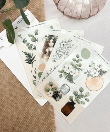 Alternative view of Florilèges Design - Collezione Harmonie -4 Planches Stickers