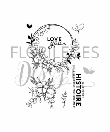 Florilèges Design - Collezione Harmonie - Tampons clear JOLIE PETITE HISTOIRE