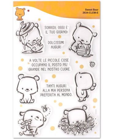 IMPRONTE D'AUTORE - set di timbri - Sweet Bear