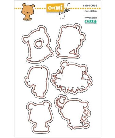 IMPRONTE D'AUTORE - set di fustelle- Sweet Bear