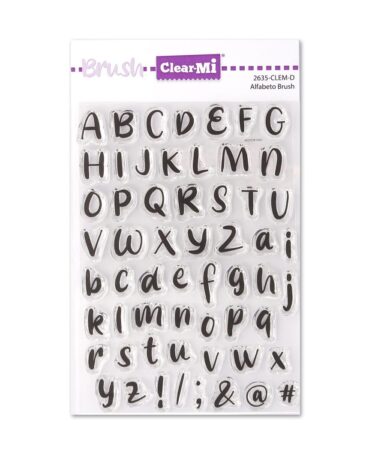 IMPRONTE D'AUTORE - set di timbri - Alfabeto Brush