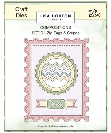 Lisa Horton Crafts Composition Dies - Zig Zags and Stripes
