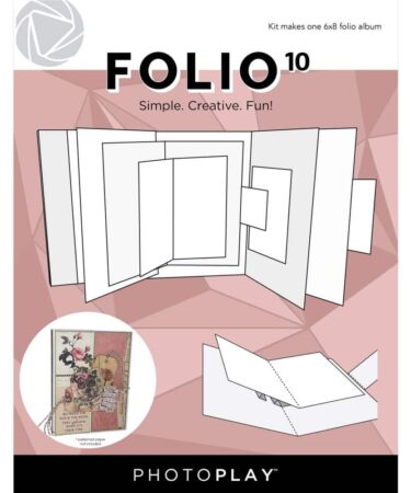 PhotoPlay Folio 6"X8" White