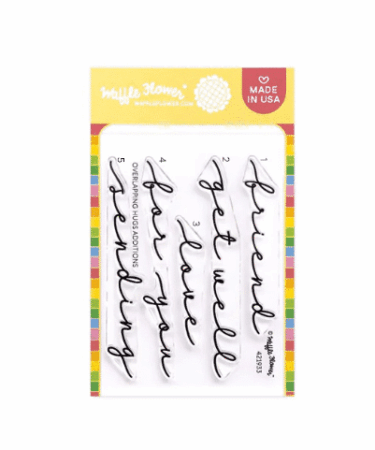 WAFFLE FLOWER - Overlapping Hugs Additions Stamp Set