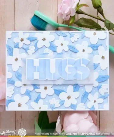 Alternative view of WAFFLE FLOWER - Mod Blossom Stencil