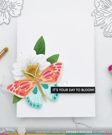 Alternative view of WAFFLE FLOWER - Subsentiments Butterfly Diecut