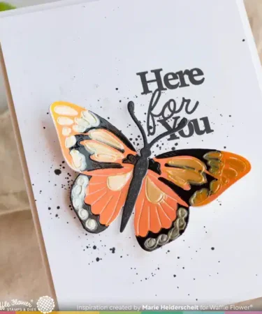 Alternative view of WAFFLE FLOWER - Paper Hug Sentiments Stamp Set