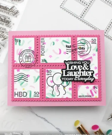 Alternative view of WAFFLE FLOWER - Sweet Birthday Sentiments Matching Die