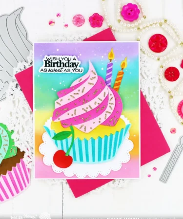 Alternative view of WAFFLE FLOWER - Sweet Cupcake Die