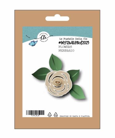 IL NEGOZIO DELLA MAMMA DI CLE-LE FUSTELLE DELLA CLE - FUSTELLA MY 12 TALES OF 2025- FLOWERS - FEBBRAIO