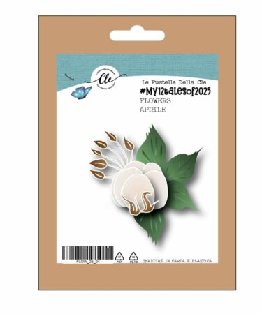 IL NEGOZIO DELLA MAMMA DI CLE-LE FUSTELLE DELLA CLE - FUSTELLA MY 12 TALES OF 2025- FLOWERS -APRILE