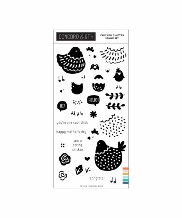 Concord & 9th - Chicken Chatter Stamp Set (4 x 8)