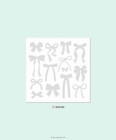 Concord & 9th - Perfectly Tied Embossing Folder (6 x 6)