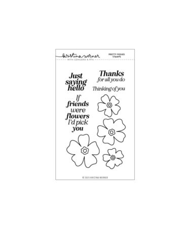 Concord & 9th - Pretty Posies Stamp Set (4 x 6)