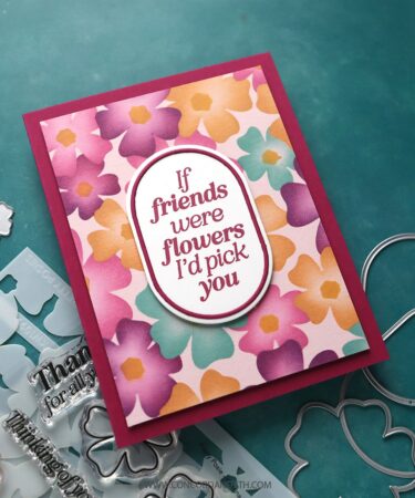 Alternative view of Concord & 9th - Pretty Posies Stamp Set (4 x 6)