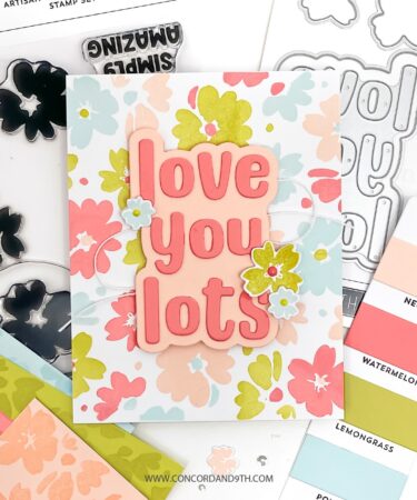 Alternative view of Concord & 9th - Artisan Petals Turnabout™ Stamp Set (6 x 6)