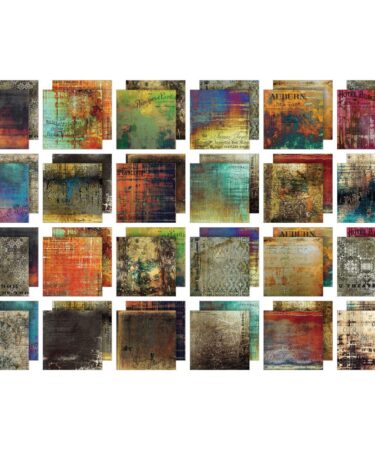 Alternative view of Tim Holtz Paper Stash 2025 Vault Release 12"X12" -Abandoned