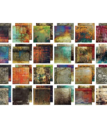 Alternative view of Tim Holtz Paper Stash 2025 Vault Release 8"X8" - Abandoned